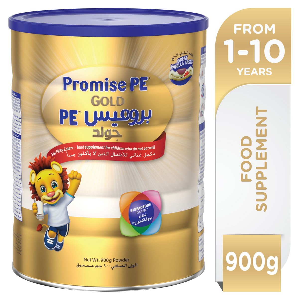 Wyeth Nutrition Promise PE Picky Eater Gold Premium Milk Powder For Kids From 1-10 Years 900 g