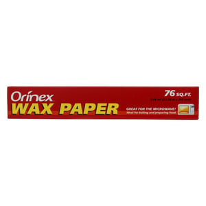 Orinex Wax Paper 76sq.ft Size 23.30m x 302mm 1pc