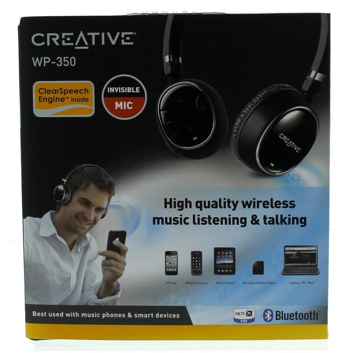 Creative Wireless Bluetooth Headset WP350