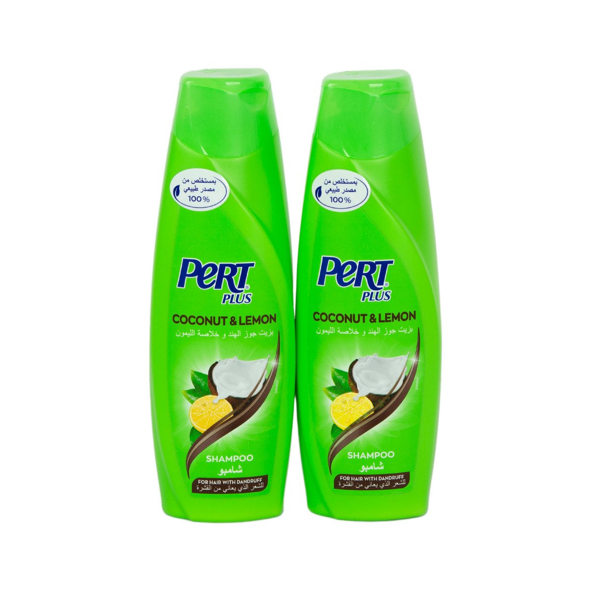 Pert  Coconut & Lemon Anti-Dandruff Shampoo 2 x 400 ml