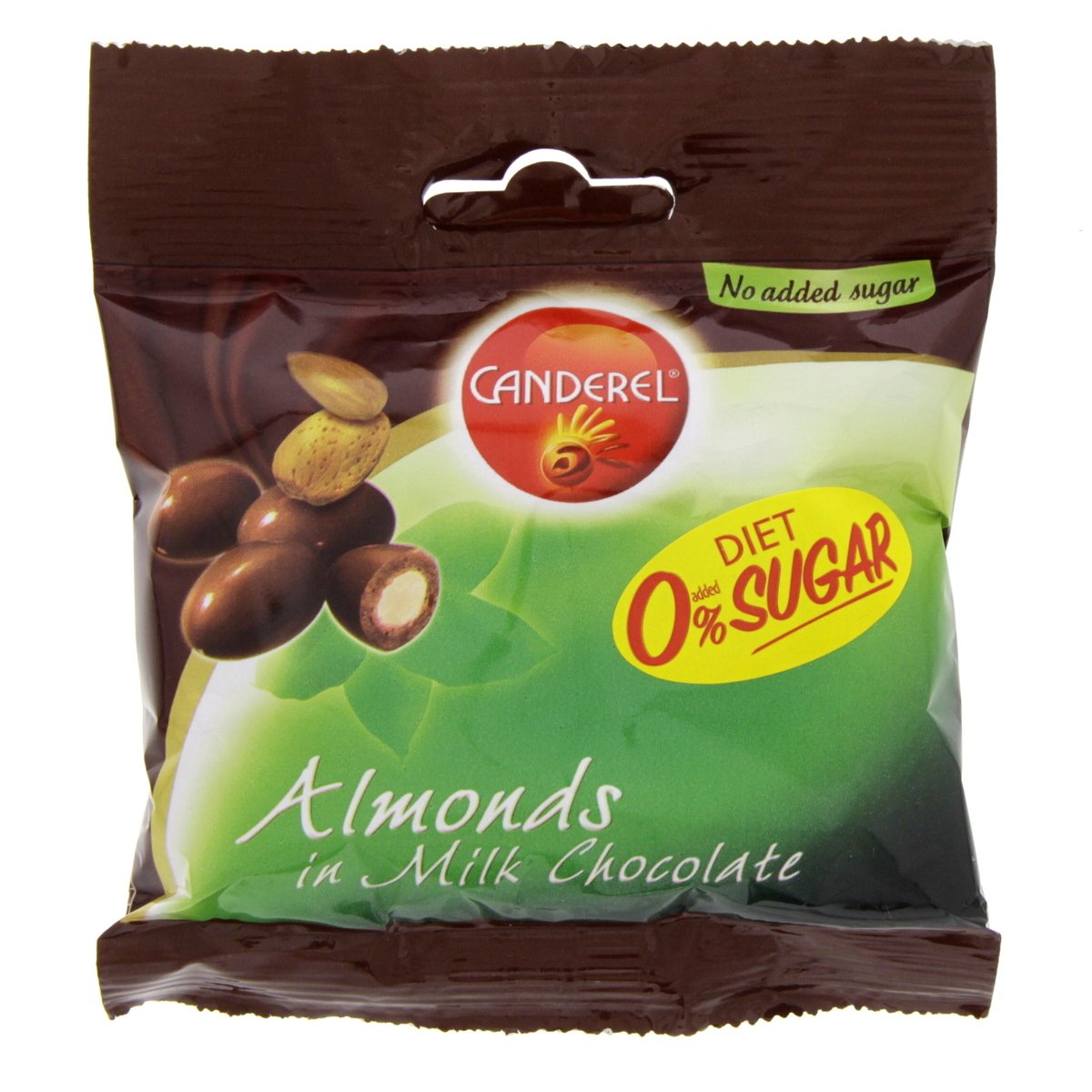 Canderel Almonds In Milk Chocolate With Sweeteners 55 g