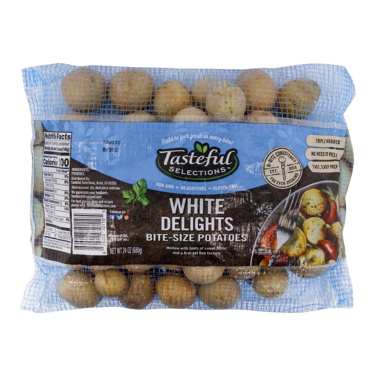 Tasteful Selections White Delights Bite Size Potatoes 680 g