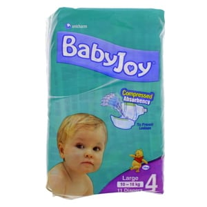 Baby Joy Diapers Large 11pcs