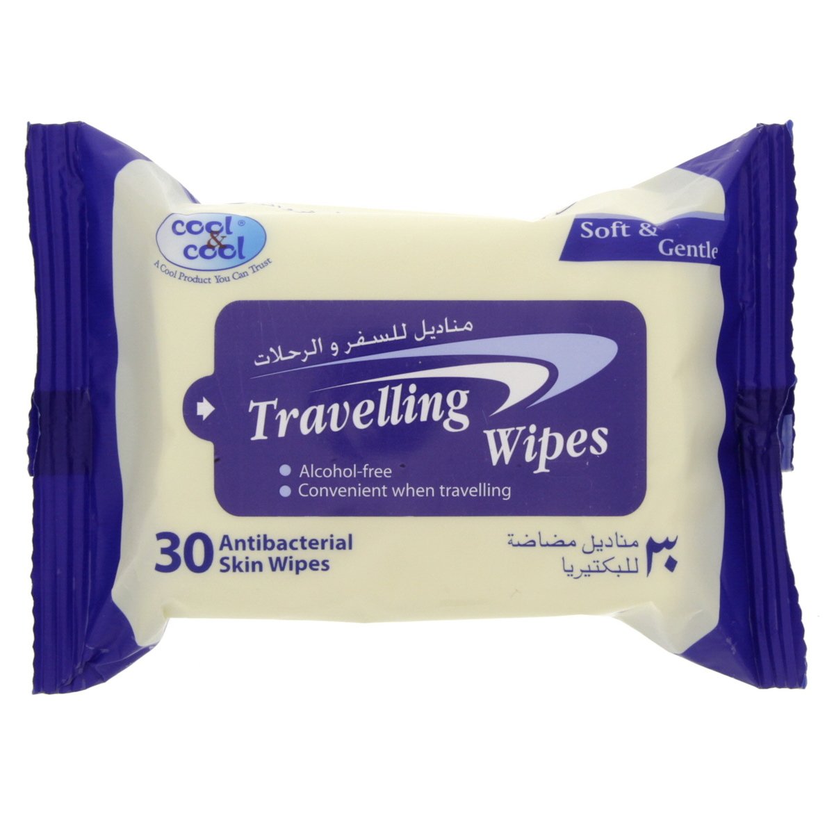 Cool And Cool Travelling Wipe 30's  x 3