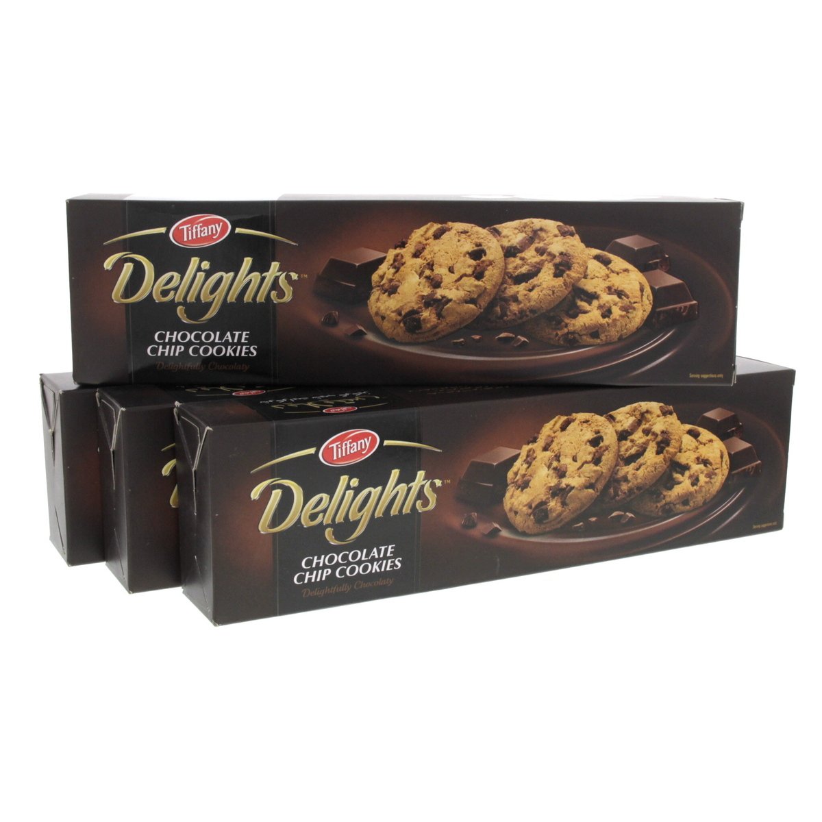 اشتري قم بشراء تيفاني ديلايتس كوكيز برقائق الشوكولاتة 4 × 100 جم Online at Best Price من الموقع - من لولو هايبر ماركت Cookies في السعودية