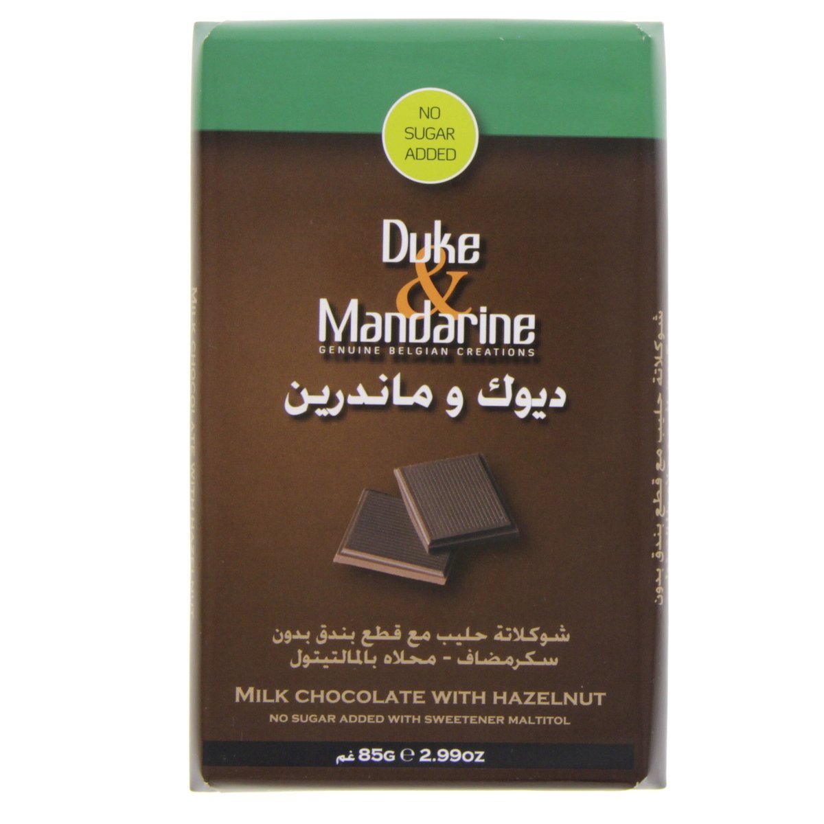 Duke And Mandarine Milk Chocolate With Hazelnut 85 g