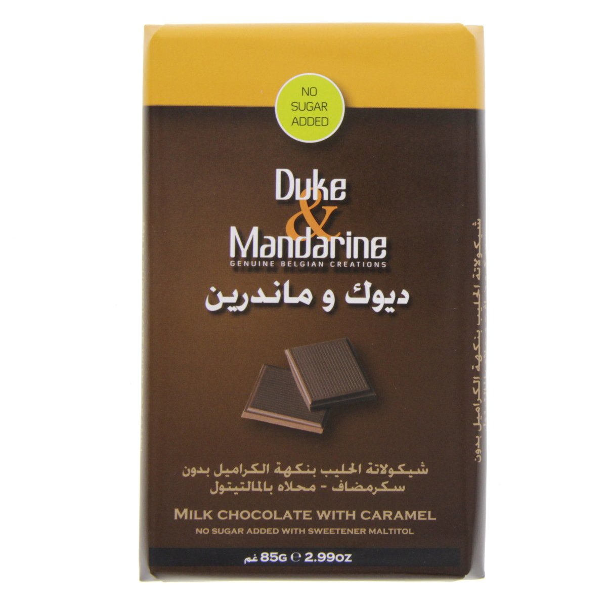 Duke And Mandarine Milk Chocolate With Caramel 85 g