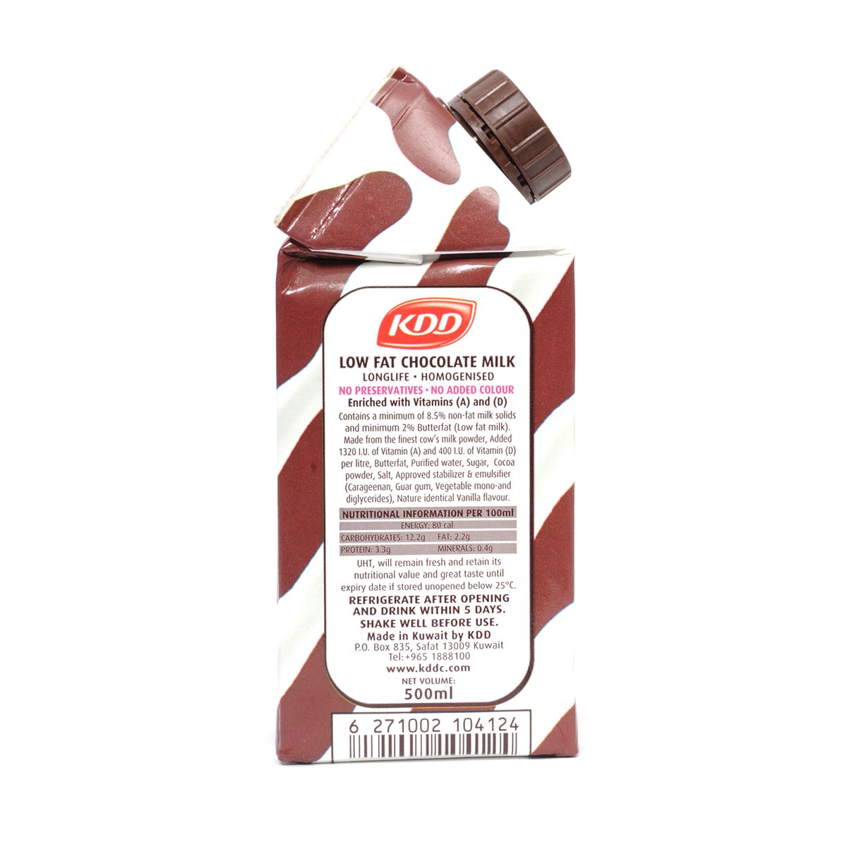 KDD Low Fat Chocolate Milk 4 x 500ml