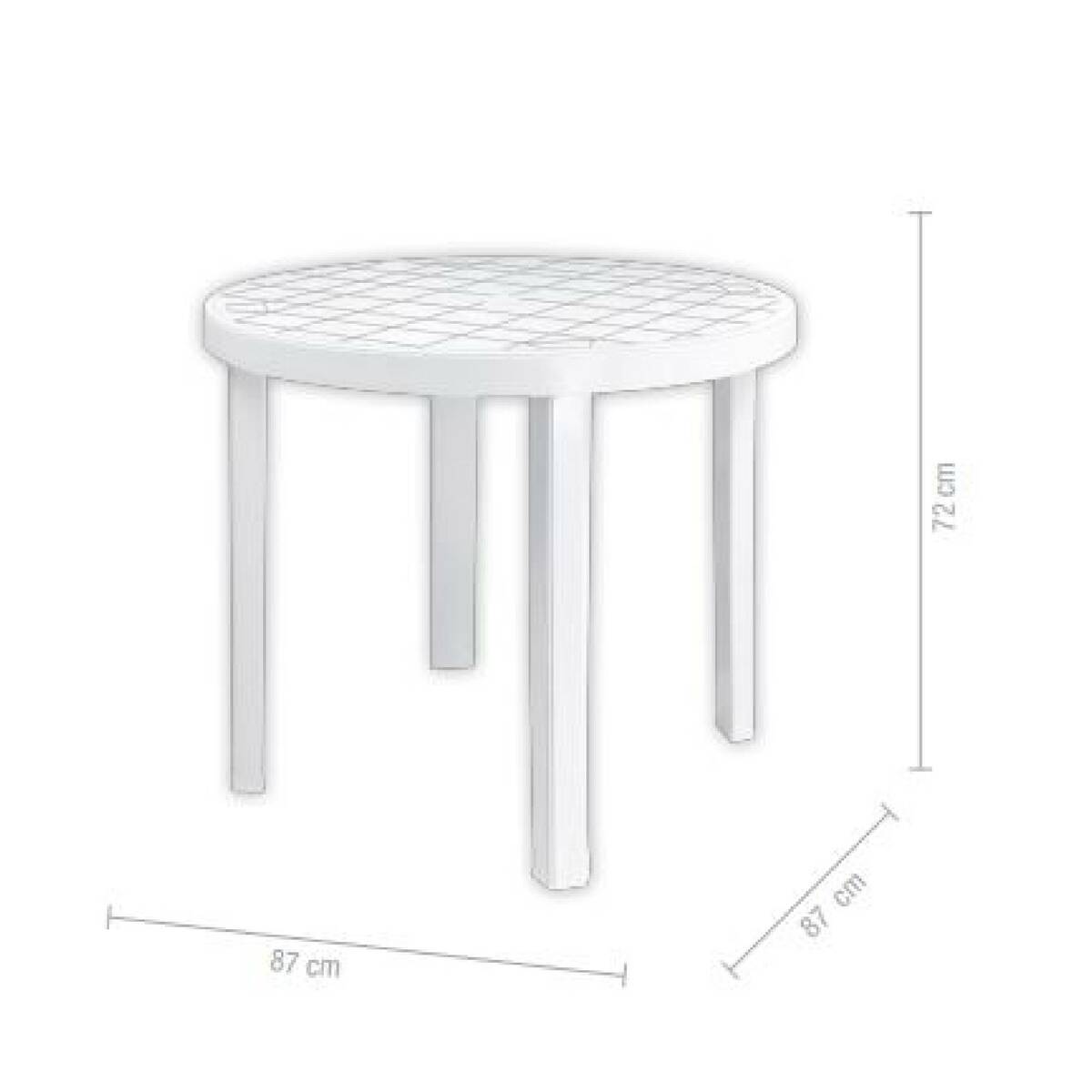 Picnic Garden Tolomeo Round Table H:72xDia:87cm Assorted Colors