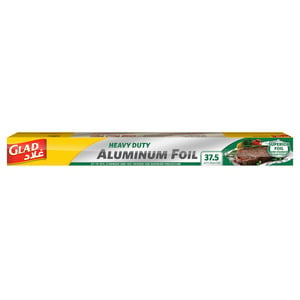 Glad Aluminum Foil Size 45cm x 7.7m 37.5 sq. ft. 1pc