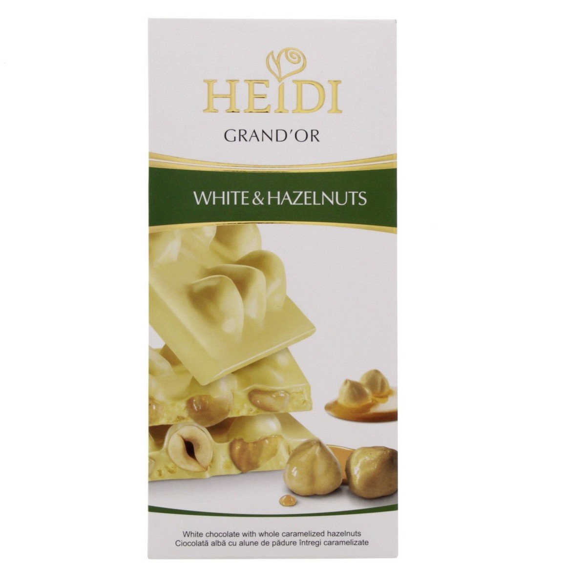 Heidi Grand'or White & Hazelnuts, 100 g