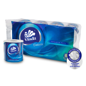Vinda Delux Smooth Feel 3Ply SoftTissue 8Roll