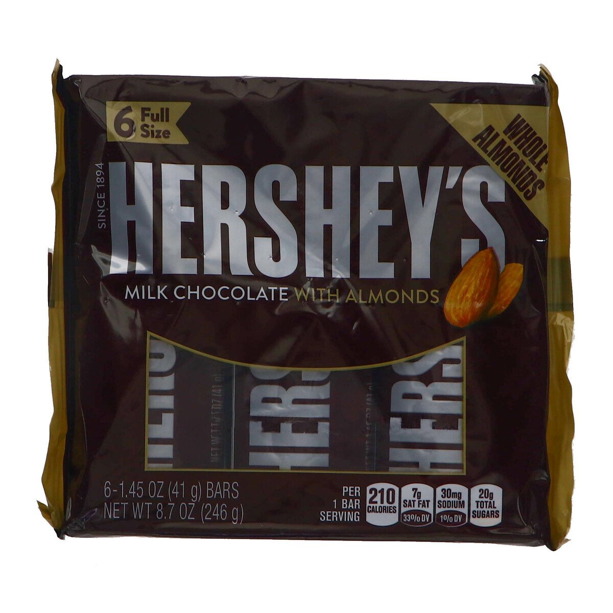 Hershey's Milk Chocolate With Almonds 246g