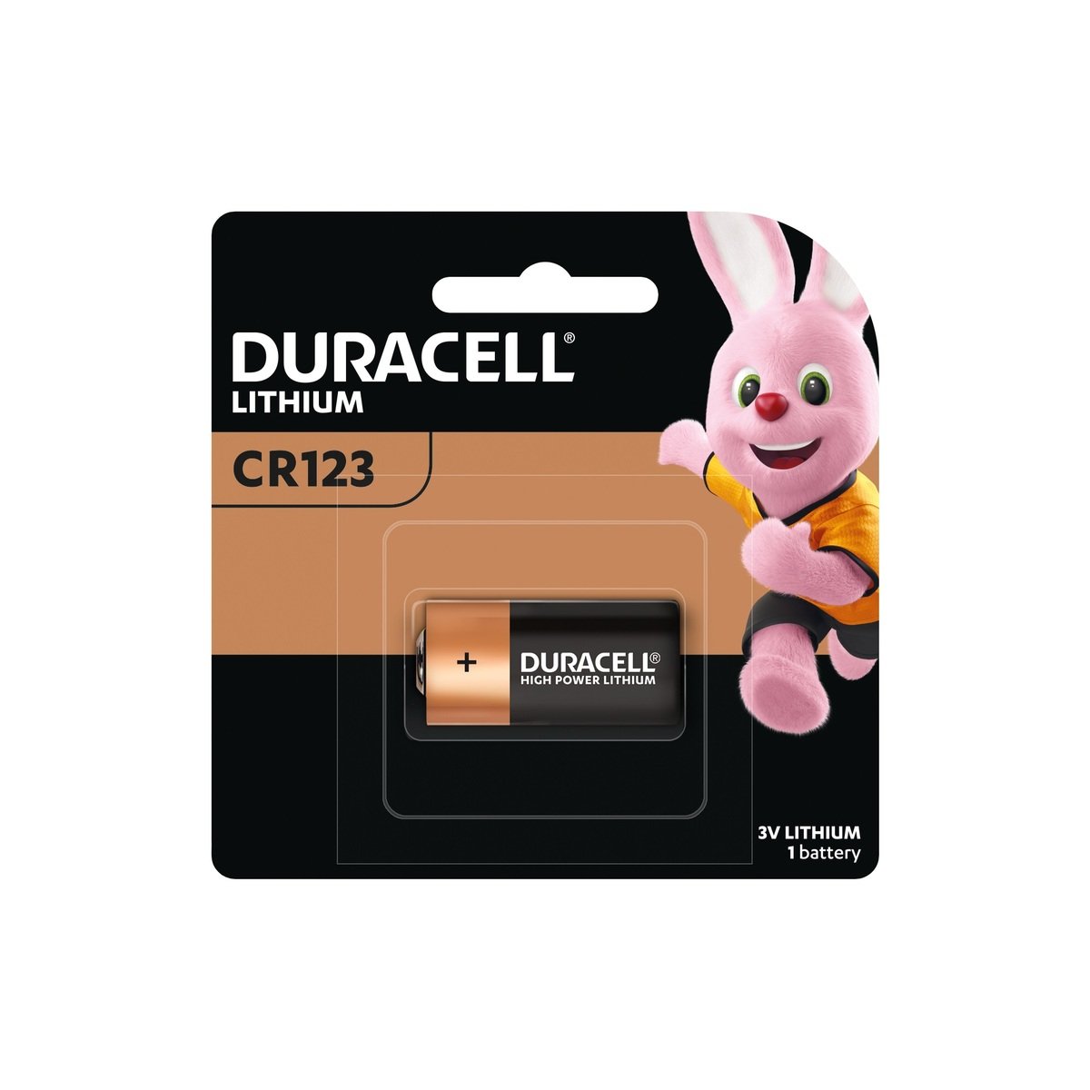  Duracell CR123A 3V Lithium Battery, 6 Count Pack, 123