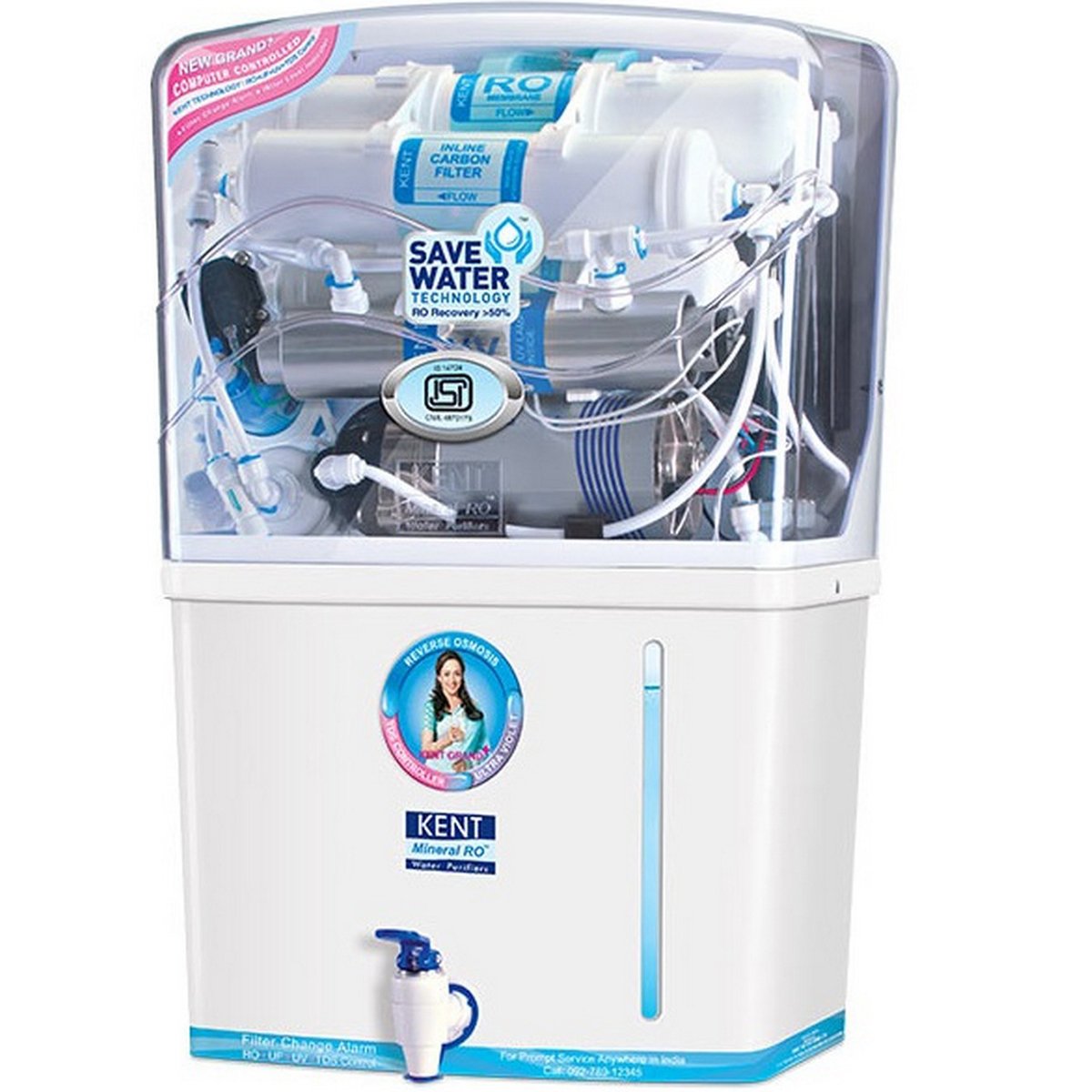 Kent Grand+ Mineral RO+UV+UF Water Purifier with TDS Controller