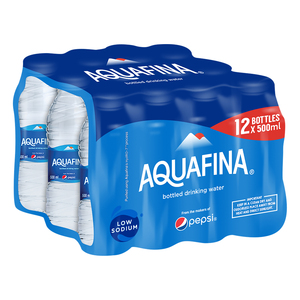 Buy Aquafina Bottled Drinking Water 12 x 500 ml Online at Best Price | Mineral/Spring water | Lulu UAE in UAE