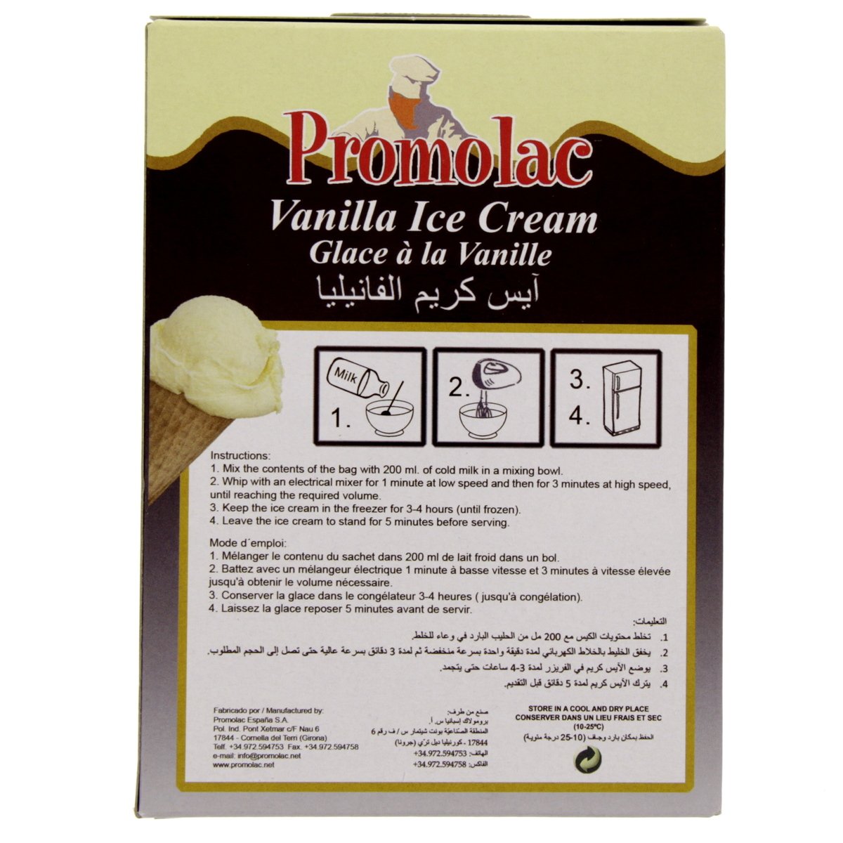 Promolac Vanilla Ice Cream Mix 90 g
