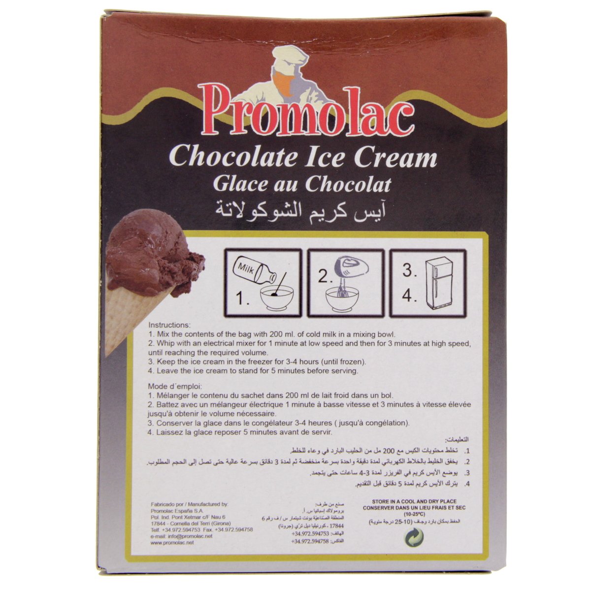 Promolac Chocolate Ice Cream Powder 90 g