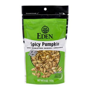 Eden Organic Spicy Pumpkin Dry Roasted Seed 113 g