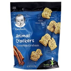 Gerber Graduates Cinnamon Graham Animal Crackers 170g