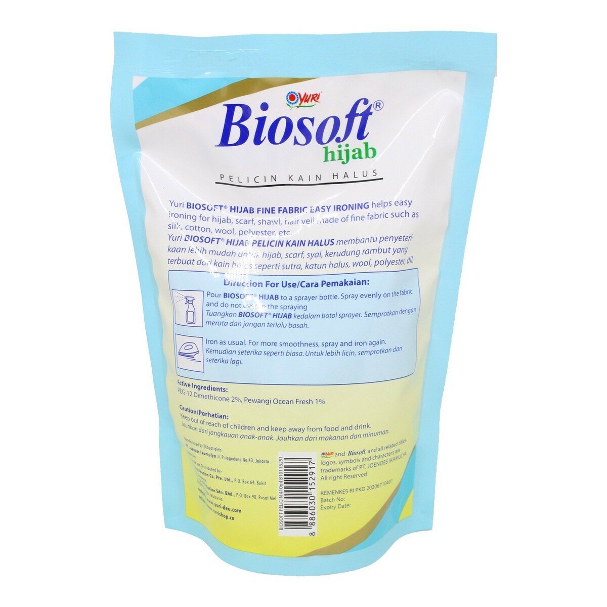Biosoft Setrika Fresh Pouch 410ml