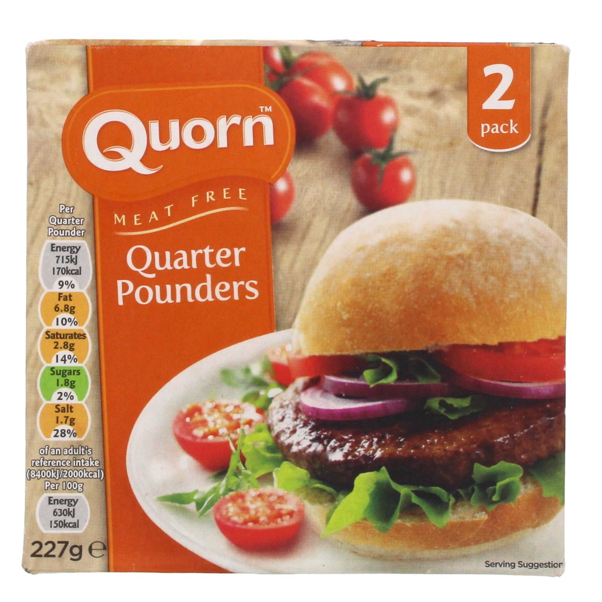 Quorn Meat Free Quarter Pounder 227g