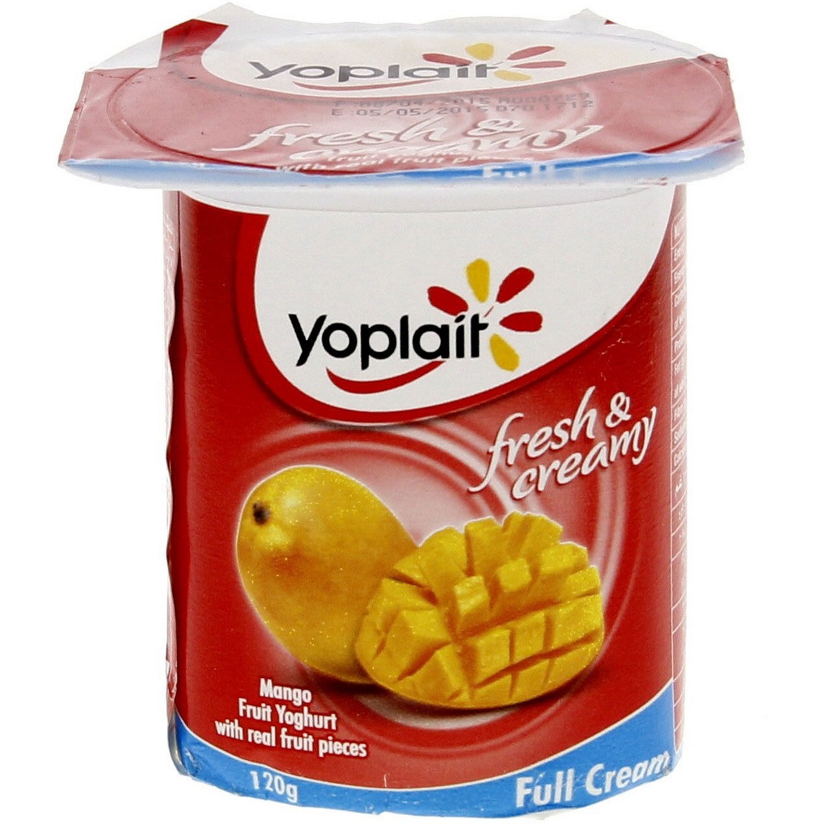 Yoplait Mango Fruit Yoghurt Full Cream 120 g