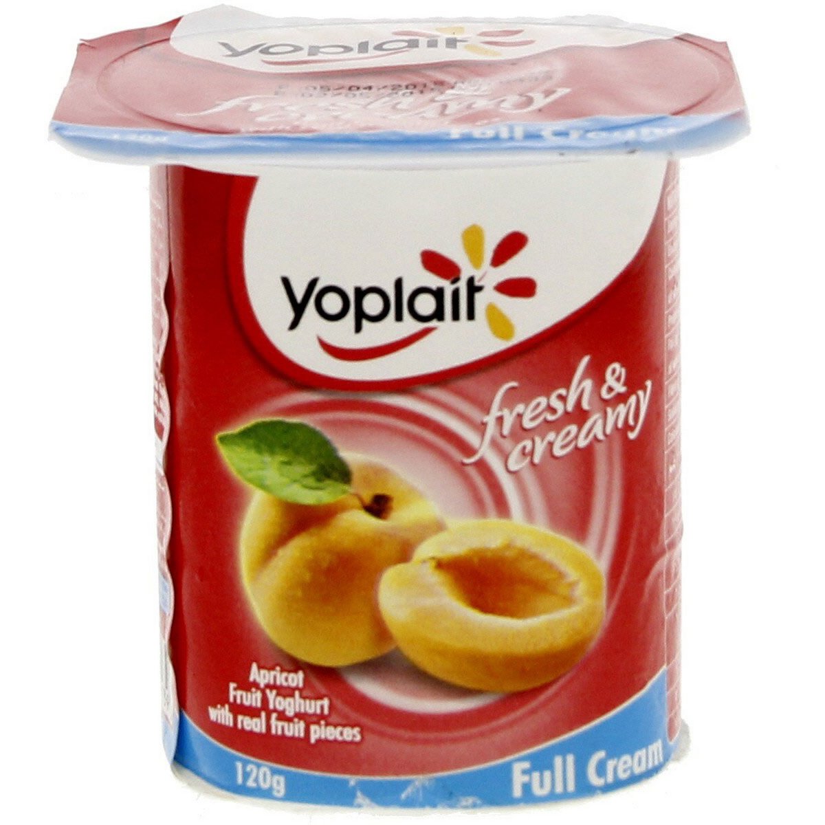 Yoplait Apricot Fruit Full Cream Yoghurt 120 g