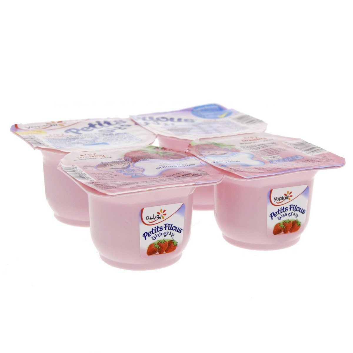 Yoplait Petit Filous Strawberry Flavoured Yoghurt 4 x 50 g