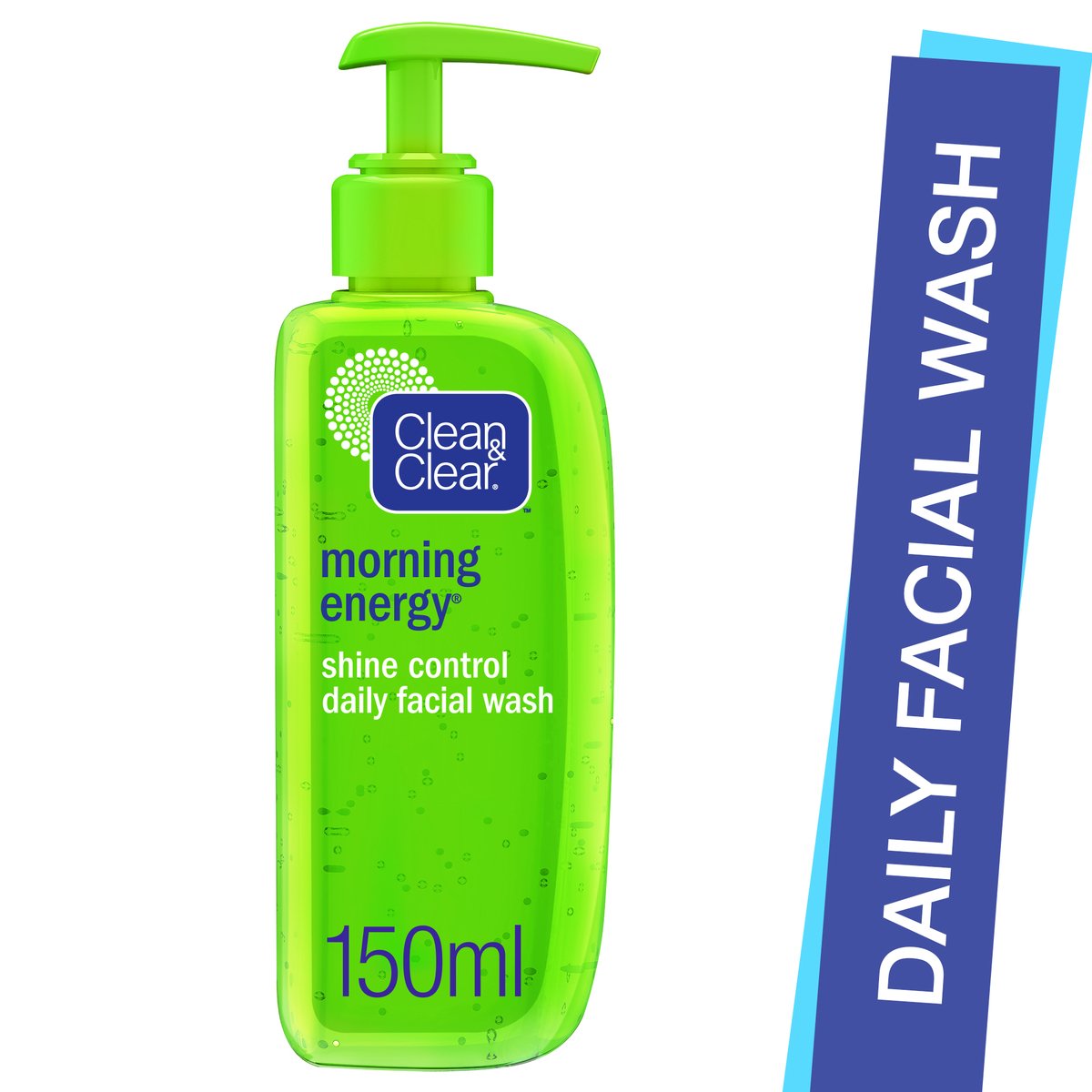 Clean & Clear Daily Facial Wash Morning Energy Shine Control 150 ml