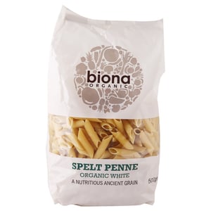 Biona Organic Spelt Penne White 500 g