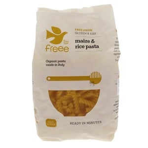 Buy Doves Farm Organic Gluten Free Maize And Rice Pasta 500 g Online at Best Price | Organic Food | Lulu Kuwait in UAE