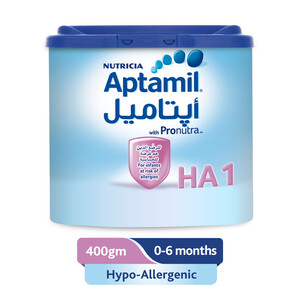 Aptamil Hypo-Allergenic 1 Infant Milk Formula For 0-6 Months 400g