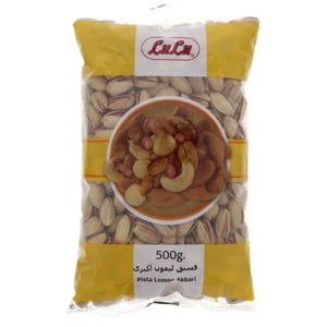 Buy LuLu Pista Lemon Akbari 500 g Online at Best Price | Roastery Nuts | Lulu Kuwait in Kuwait