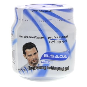Elsada Professional Styling Hair Gel Blue, 1 Litre