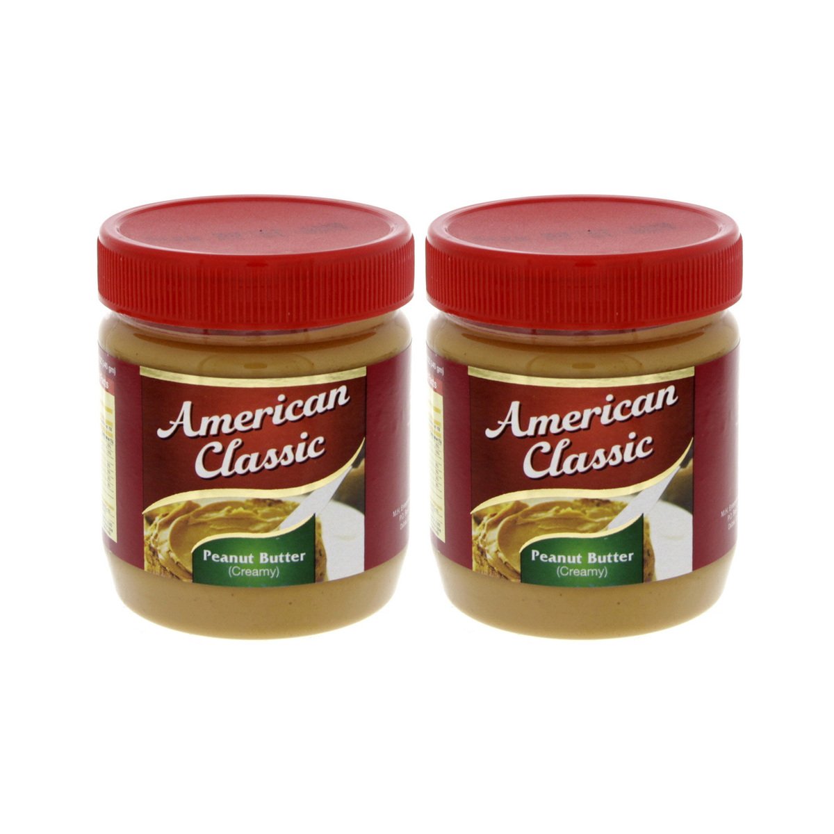 American Classic Peanut Butter Creamy 2 x 340 g