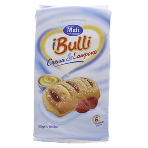 اشتري قم بشراء Midi Ibulli Crema & Lampone 6 x 50 g Online at Best Price من الموقع - من لولو هايبر ماركت Brought In Bread في الكويت