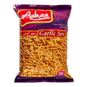 Aahaa Garlic Sev Chips 200g