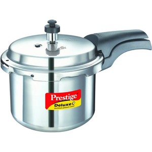 Prestige Aluminum Deluxe Plus Pressure Cooker 3Ltr
