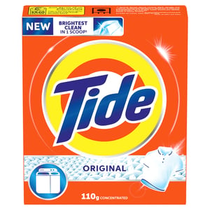 Tide Powder Laundry Detergent Original Scent 110g 