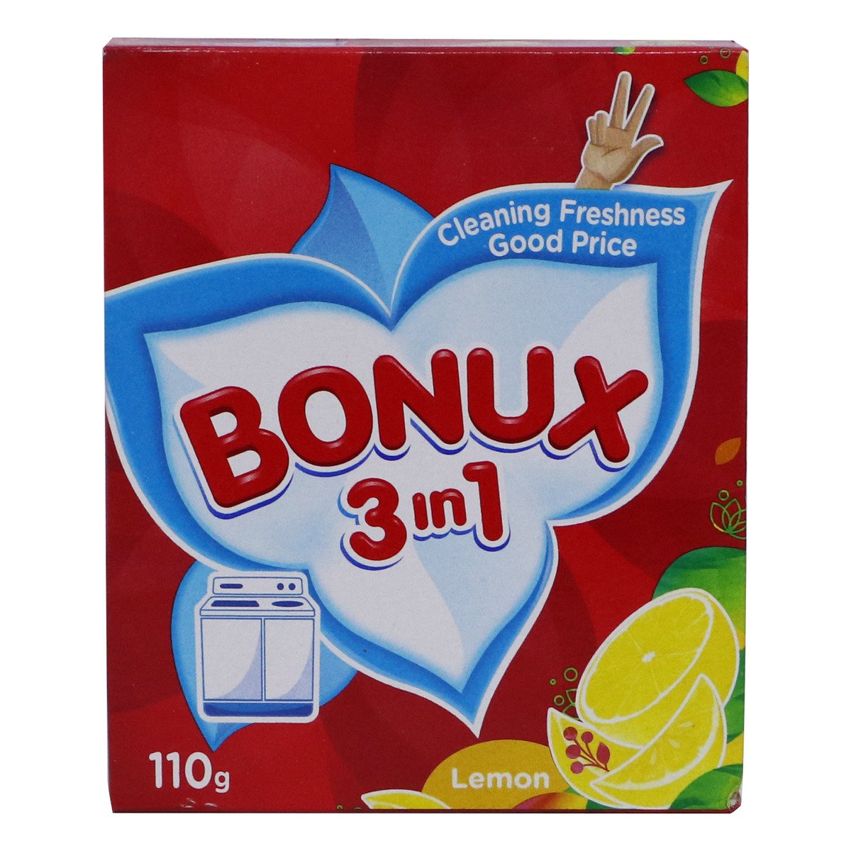 Bonux Washing Powder 3in1 Lemon 110g