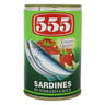 555 Sardines In Tomato Sauce Green 425g