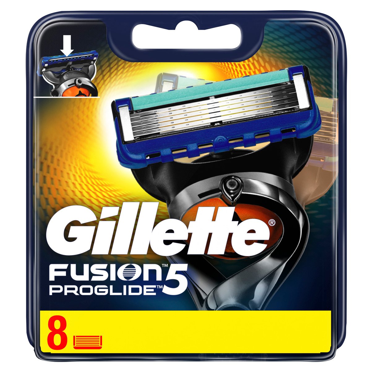 Gillette Fusion Proglide Men's Razor Blades 8pcs
