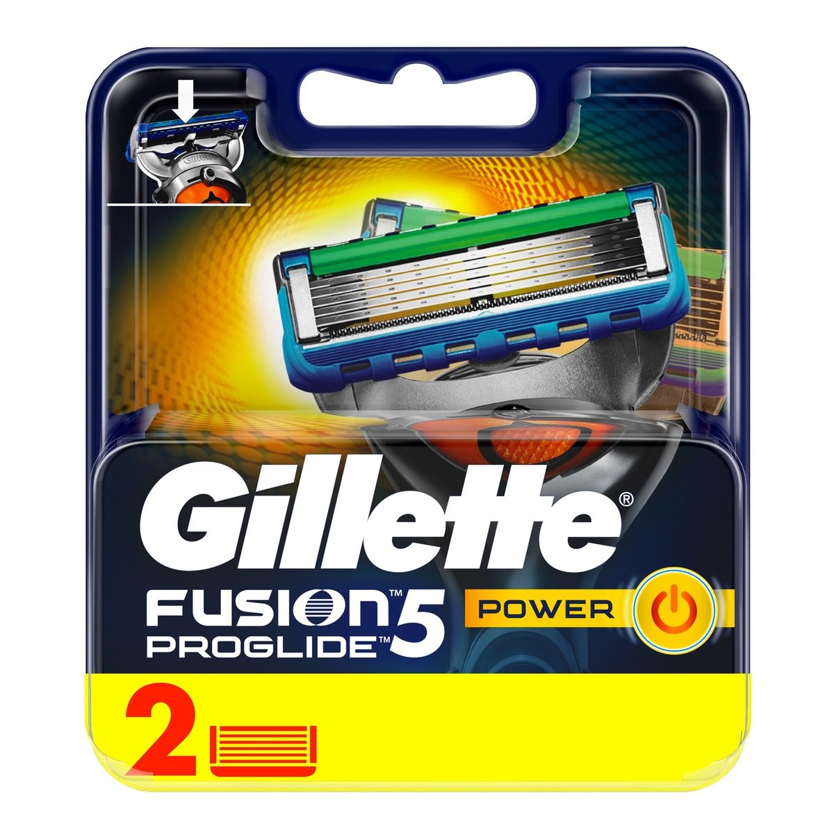 Gillette Fusion ProGlide Power Men's Razor Blades 2 pcs