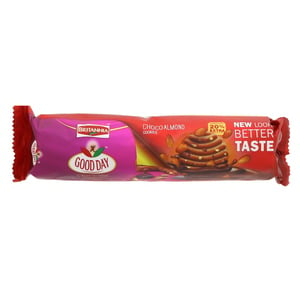 Buy Britannia Good Day Choco-Nut Cookies 100g Online at Best Price | Plain Biscuits | Lulu Kuwait in Kuwait