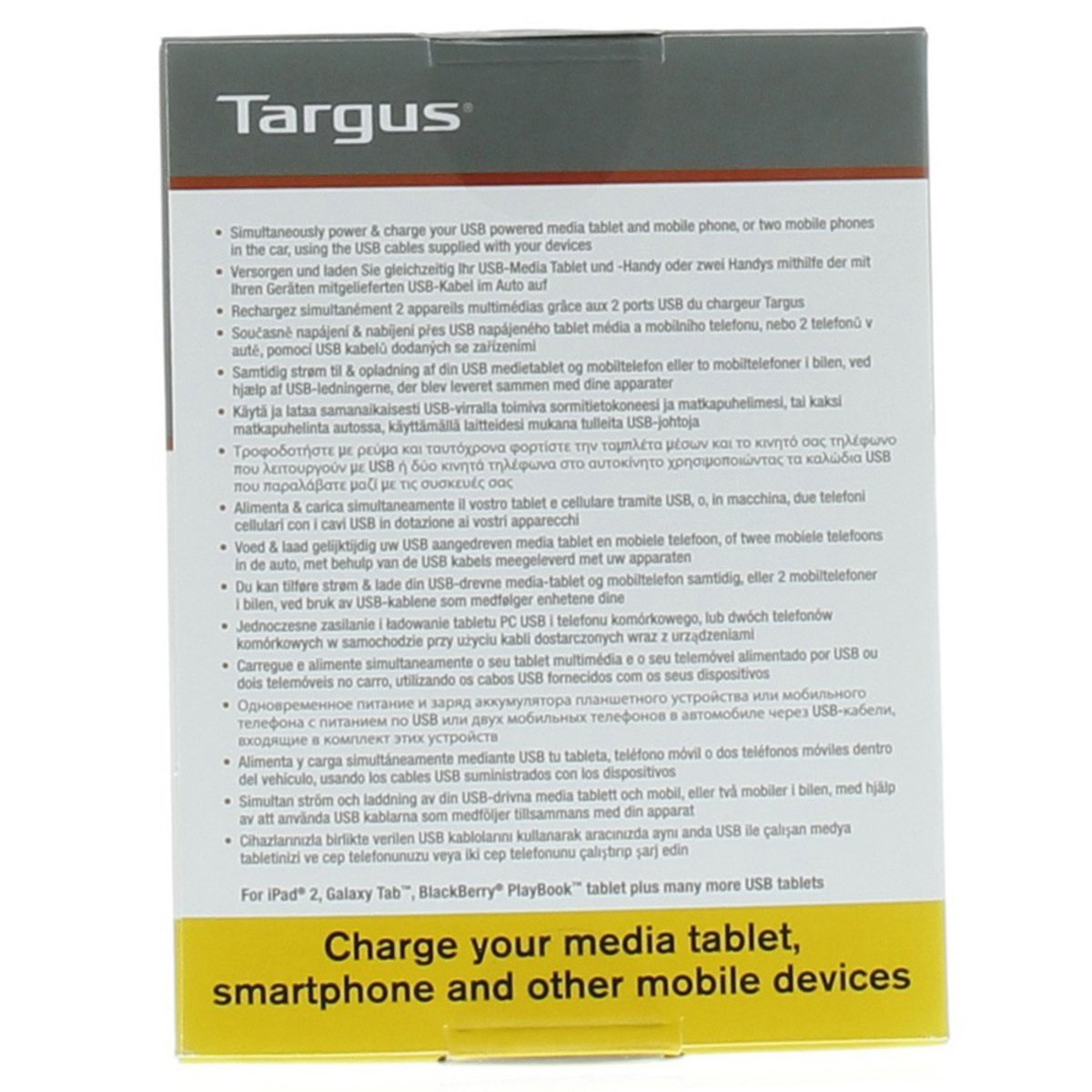 Targus iPad Car Charger-APD0502