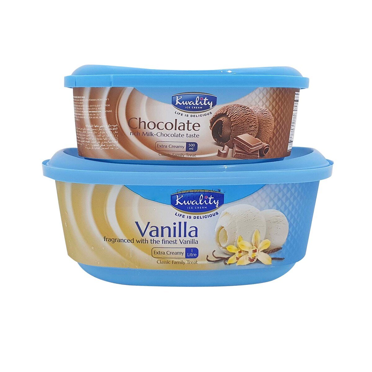 Kwality Ice Cream Assorted 1Litre + 500ml