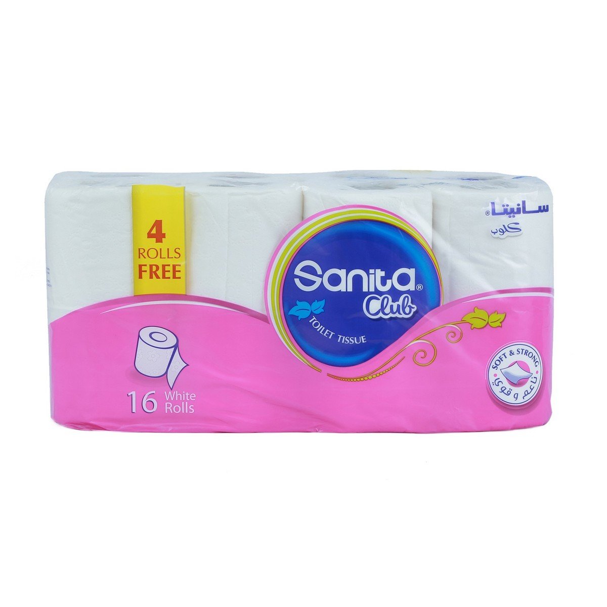 Sanita Club Toilet tissue 12 + 4 rolls