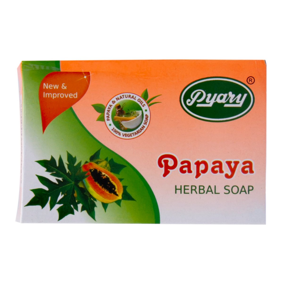 Pyary Papaya Herbal Soap, 75 g