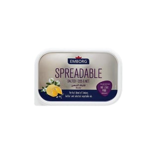 Emborg Spreadable Salted Butter 225g